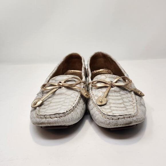 Marc Joseph Cypress Hill Exotic Driving Loafer Mocs Size 7.5 Snake Print Leather - Picture 4 of 9